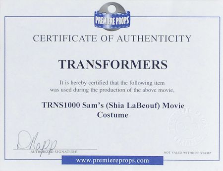 Lot #683 Transformers: Shia LaBeouf - Image 2