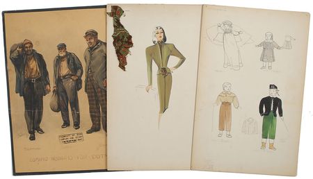 Lot #431 Vintage Hollywood Costume Designs - Image 2
