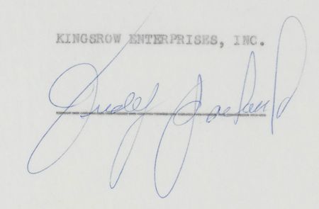 Lot #280 Judy Garland - Image 2