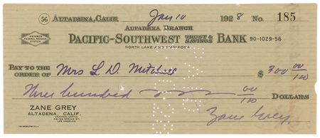 Lot #1551 Zane Grey Check - Image 2