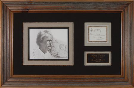 Lot #584 Samuel L. Clemens Signature - Image 1