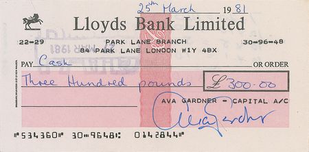 Lot #1697 Ava Gardner - Image 1