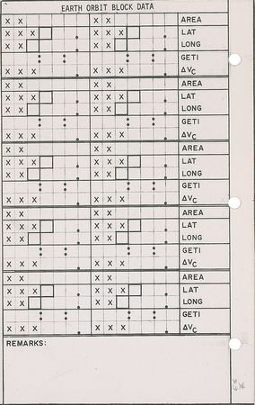 Lot #474 Apollo 08 Flown Checklist - Image 1
