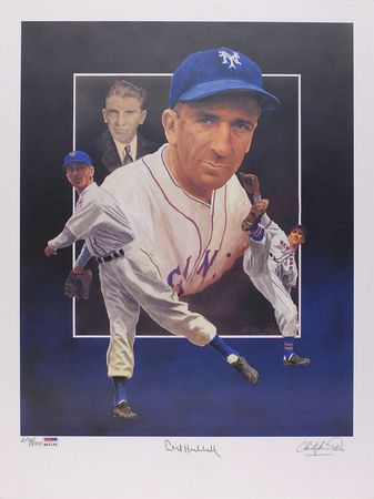 Lot #1442 Carl Hubbell Print - Image 1