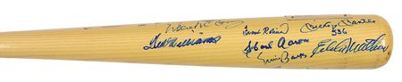 Lot #1288 Baseball: 500 Home Run Club Baseball Bat - Image 1