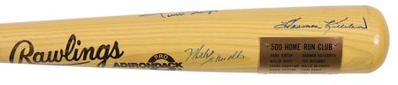 Lot #1288 Baseball: 500 Home Run Club Baseball Bat - Image 3
