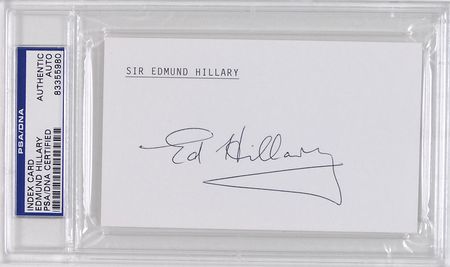 Lot #323 Edmund Hillary - Image 1