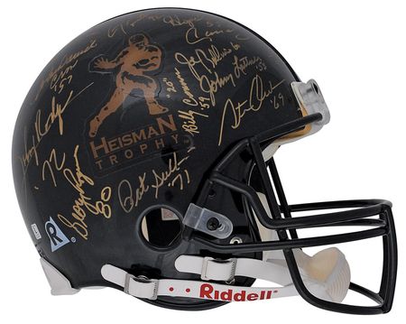 Lot #1437 Heisman Trophy Winners Football Helmet - Image 1
