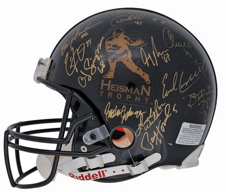 Lot #1437 Heisman Trophy Winners Football Helmet - Image 2