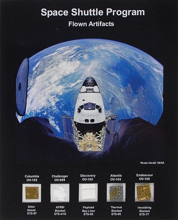 Lot #492 Space Shuttle Flown Artifacts Flown Artifacts - Image 1
