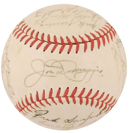 Lot #1327 NY Yankees: 1950 Baseball - Image 2