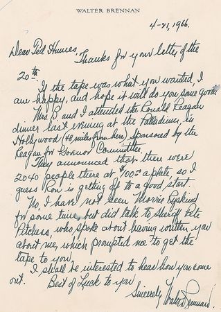 Lot #1123 Walter Brennan Group Lot - Image 1