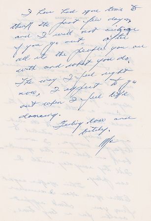 Lot #1313 Curly Lambeau: The ill Lambeau attempts to trade football for golf: “I went to the club again today and started to take a few swings. I was back in bed in ten minutes” - Image 2