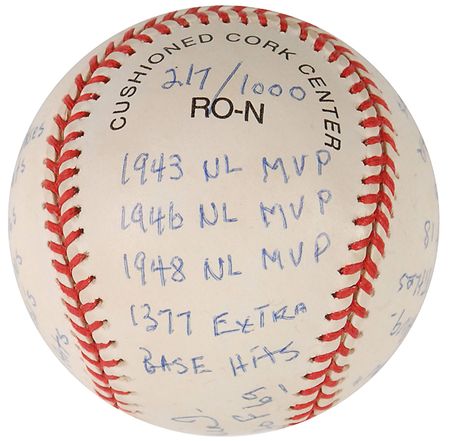 Lot #1469 Stan Musial Baseball - Image 4