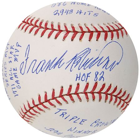 Lot #1498 Frank Robinson Baseball - Image 1