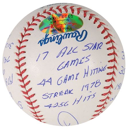 Lot #1499 Pete Rose Baseball - Image 2
