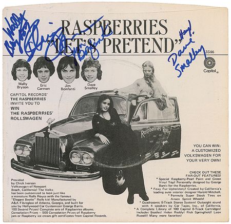 Lot #952 The Raspberries 45 RPM Record and Sleeve - Image 1