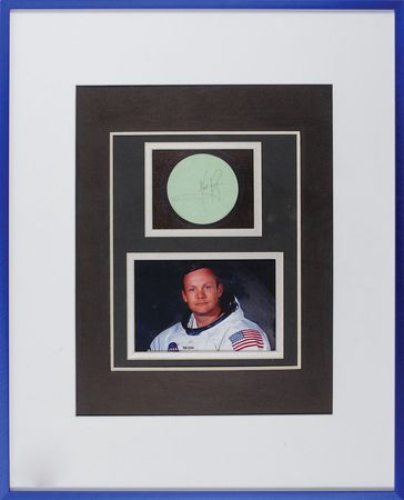 Lot #508 Neil Armstrong Signature - Image 1