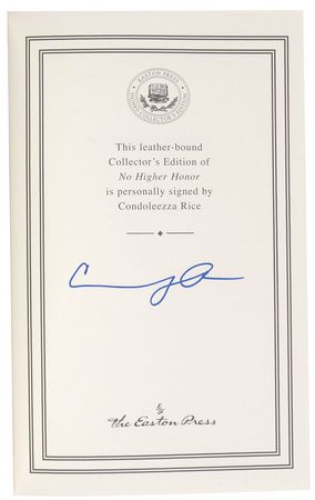 Lot #383 Condolezza Rice Book - Image 1