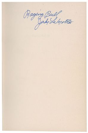 Lot #1451 Jake LaMotta - Image 1