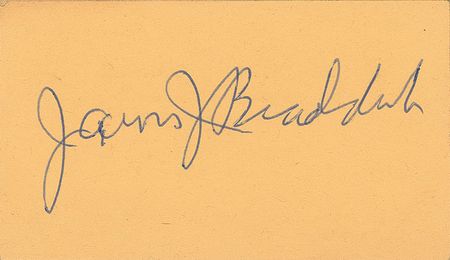 Lot #1404 James J. Braddock Business Card - Image 1