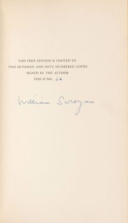 Lot #710 William Saroyan - Image 1