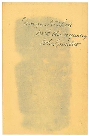 Lot #573 John Bartlett - Image 1