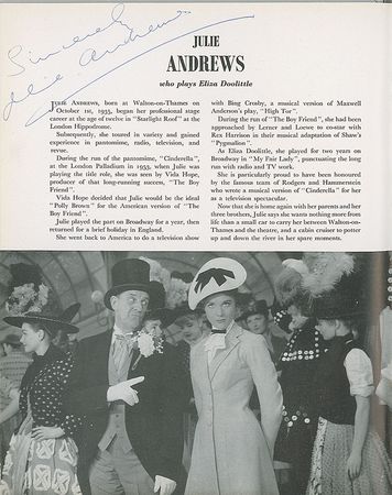 Lot #1212 My Fair Lady Souvenir Book - Image 4