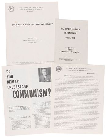 Lot #359 J. Edgar Hoover: “I do feel it is important that freedom-loving people educate themselves concerning the true nature of communism” - Image 2
