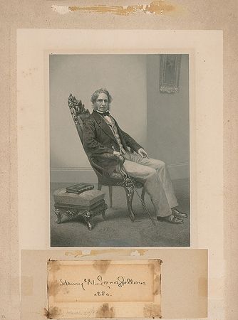 Lot #690 Henry Wadsworth Longfellow Signature - Image 2