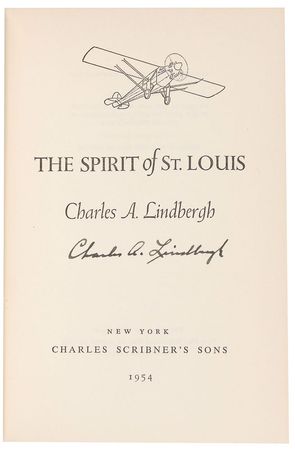 Lot #525 Charles Lindbergh: Lindbergh?s firsthand account of his historic journey across the Atlantic - Image 1
