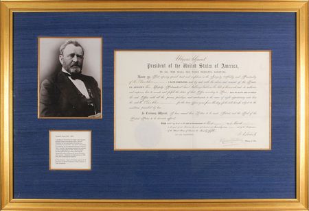 Lot #49 U. S. Grant: Postal appointment for a former Union officer who fought at Chickamauga - Image 1