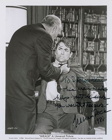 Lot #1222 Gregory Peck Signed Photographs - Image 2