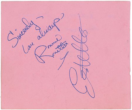 Lot #960 The Ronettes Signatures - Image 2