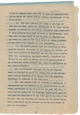 Lot #603 Ernest Hemingway: Hemingway ensures the financial security of his eldest son before departing to cover the Spanish Civil War - Image 9