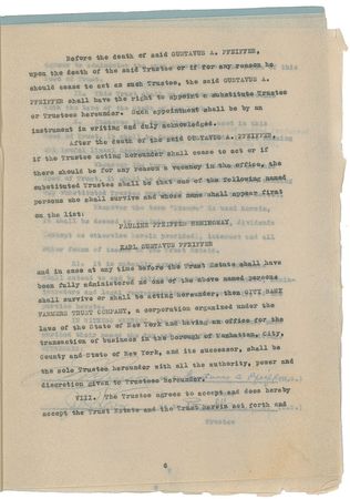 Lot #603 Ernest Hemingway: Hemingway ensures the financial security of his eldest son before departing to cover the Spanish Civil War - Image 10