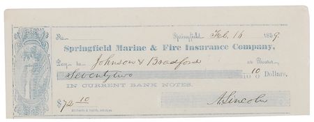 Lot #40 Abraham Lincoln: 