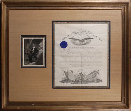 Lot #41 Abraham Lincoln: President Lincoln promotes an aide-de-camp to some of the most prestigious leaders of the Civil War - Image 1