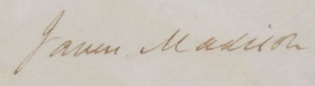 Lot #11 James Madison Signed Document - Image 2
