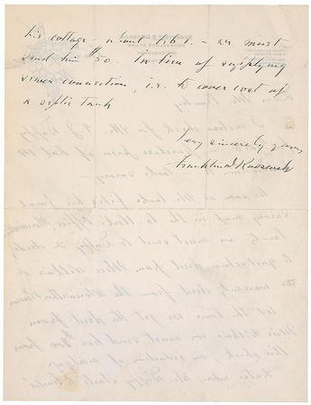 Lot #87 Franklin D. Roosevelt: Scarce handwritten letter related to the purchase of his Warm Springs property - Image 2