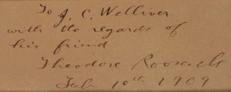 Lot #69 Theodore Roosevelt: 