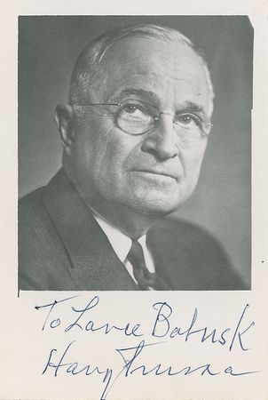 Lot #102 Harry S. Truman: 