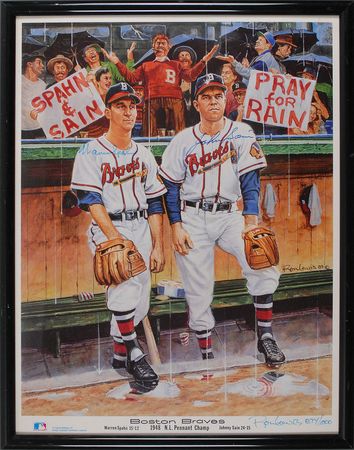 Lot #1317 Warren Spahn and Johnny Sain - Image 1