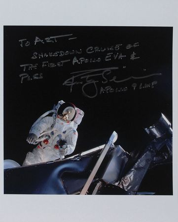 Lot #477 Apollo 09: Unique and heavily-notated EVA checklist from the critical spacewalk used to test the new Apollo spacesuit - Image 2