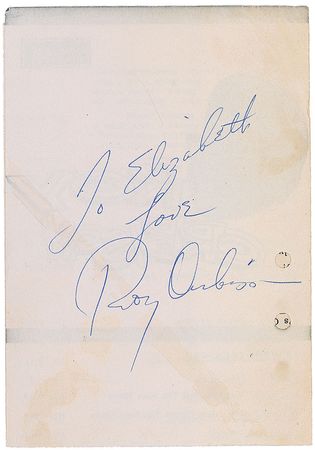 Lot #939 Roy Orbison Flyer - Image 1