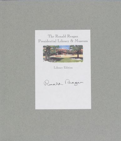 Lot #149 Ronald Reagan Book - Image 1