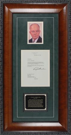 Lot #115 Dwight D. Eisenhower Typed Letter Signed - Image 1