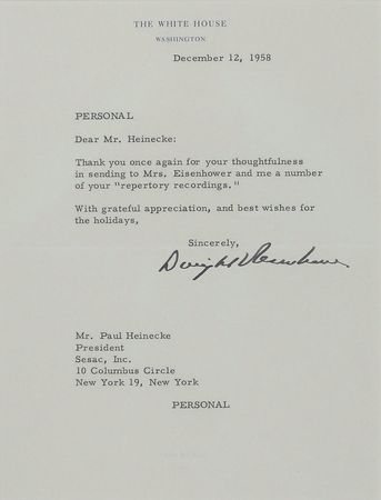 Lot #115 Dwight D. Eisenhower Typed Letter Signed - Image 2