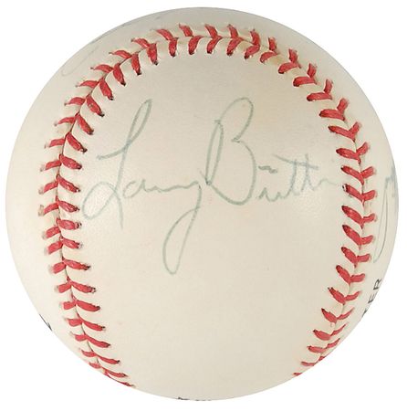 Lot #1410 Harry Carey Baseball - Image 4