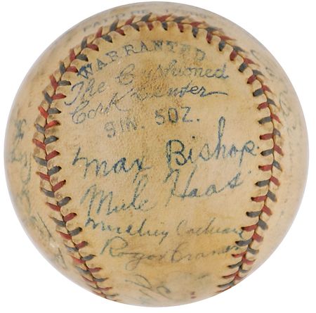 Lot #1333 Philadelphia Athletics: 1932: 